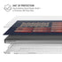 Blue Bullet American Flag MacBook Cases